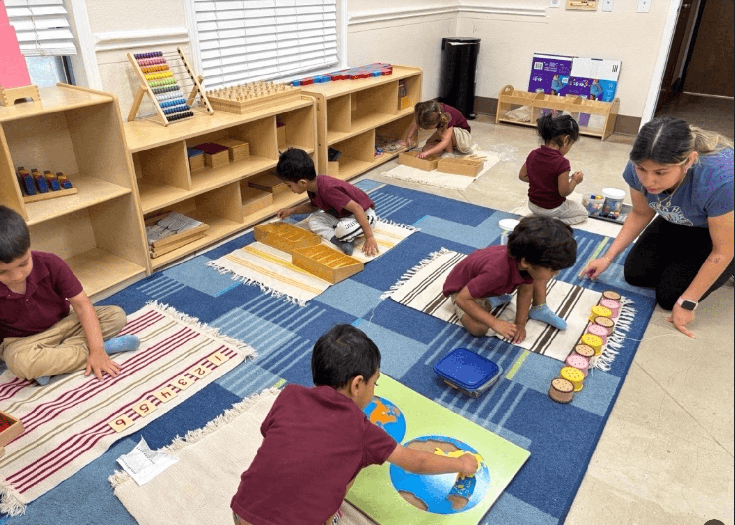 Children enjoying classroom activities