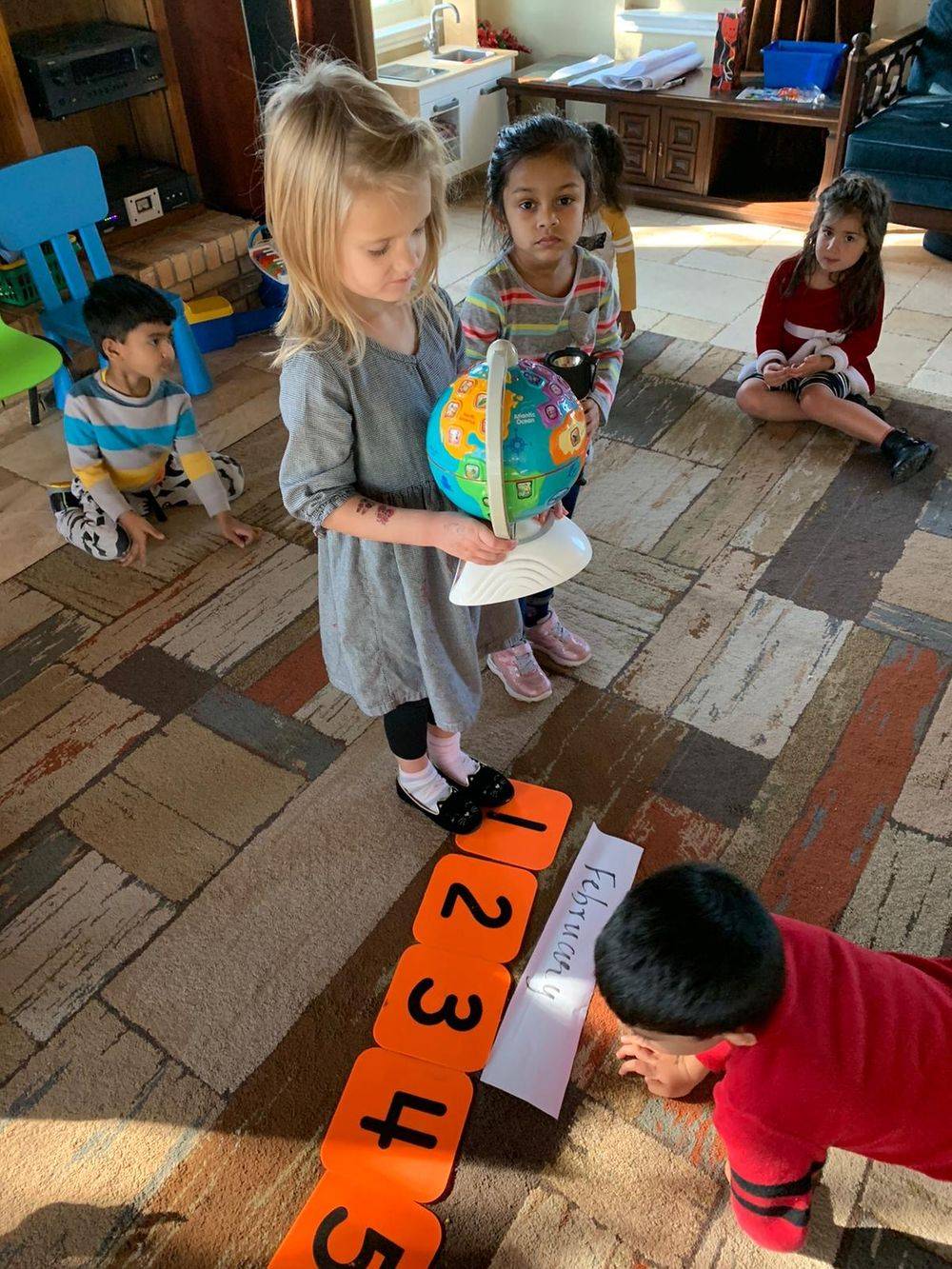 Teacher with toddler